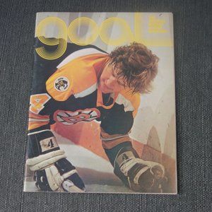Goal Magazine Buffalo Sabres vs Boston Bruins Program Friday December 26th 1975